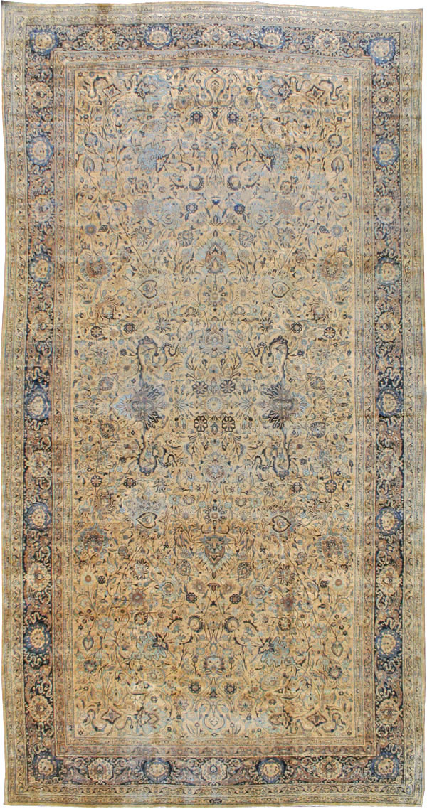 Antique Persian Lavar Kerman Carpet, No.22849 - Gss