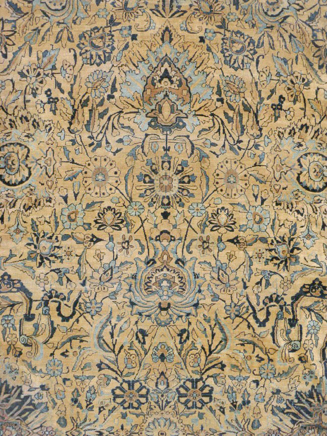 Antique Persian Lavar Kerman Carpet, No.22849 - Gss