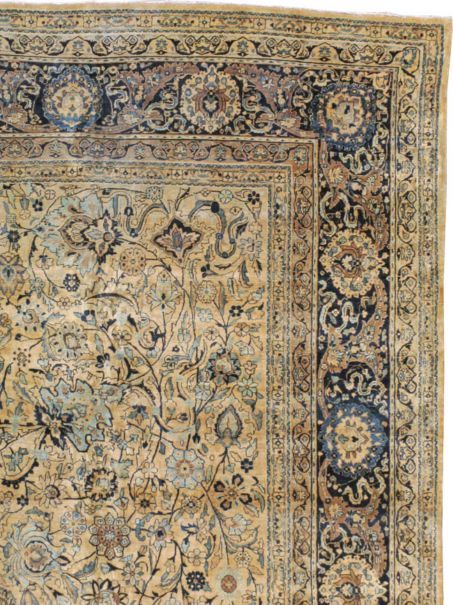 Antique Persian Lavar Kerman Carpet, No.22849 - Gss