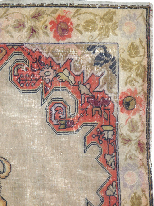 Antique Turkish Sivas Pictorial Rug, No.22858 - Gss