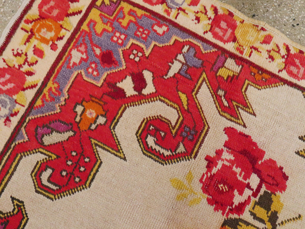 Antique Turkish Sivas Pictorial Rug, No.22859 - Gss