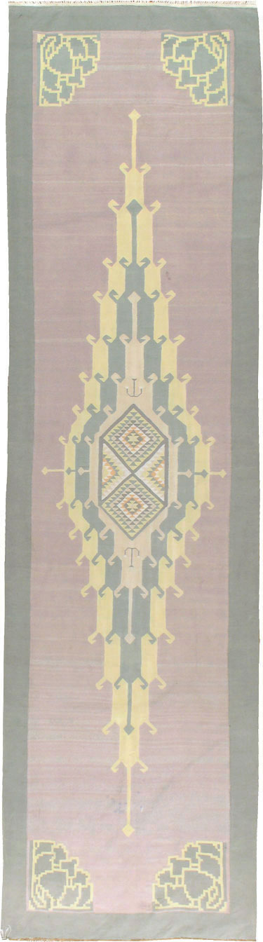 Vintage Indian Dhurrie Runner, No.22866 - Gss