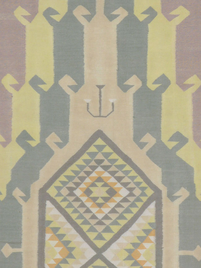 Vintage Indian Dhurrie Runner, No.22866 - Gss