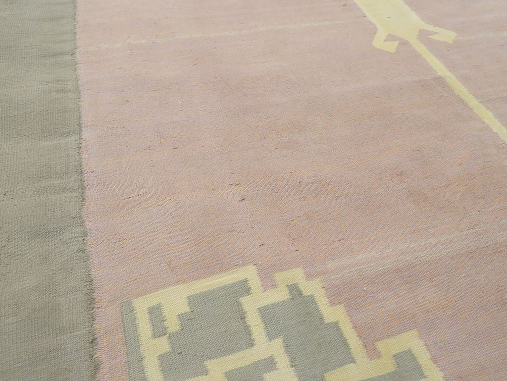 Vintage Indian Dhurrie Runner, No.22866 - Gss