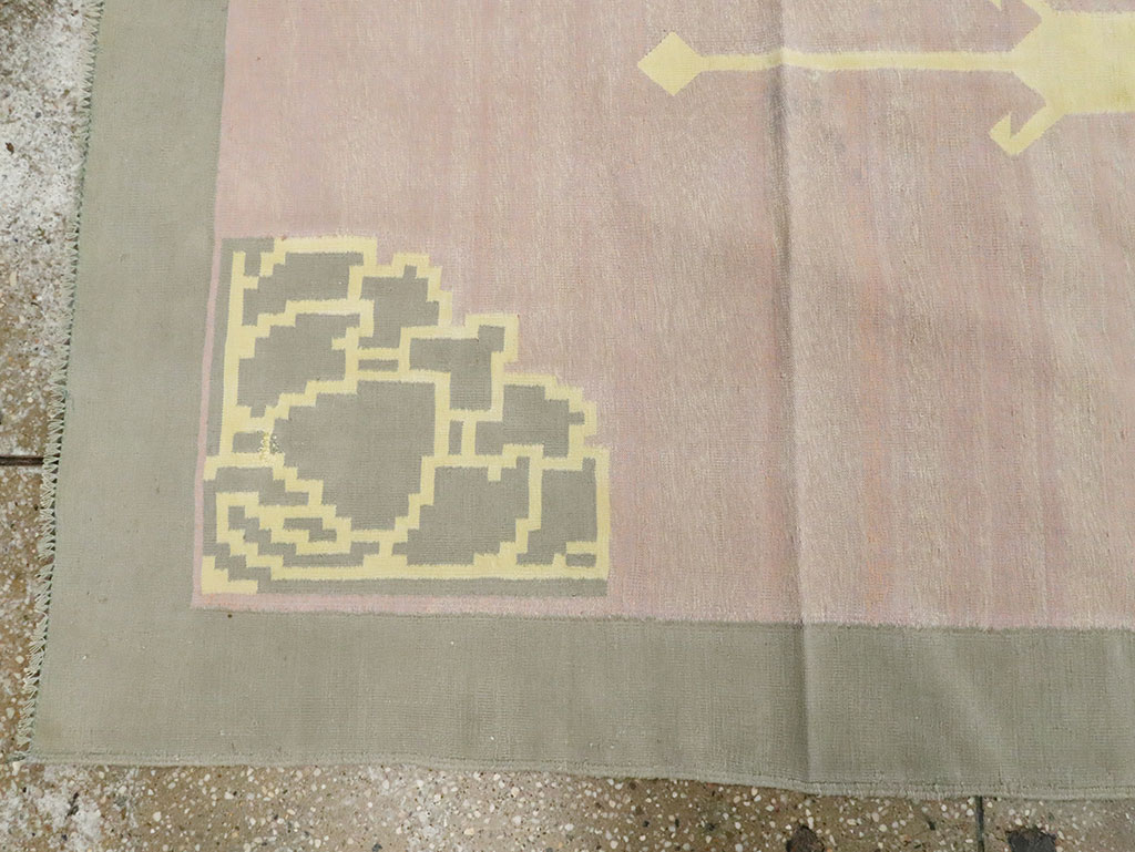 Vintage Indian Dhurrie Runner, No.22866 - Gss