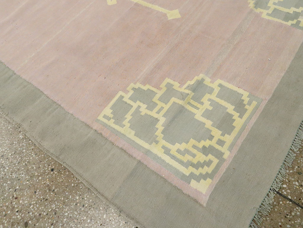 Vintage Indian Dhurrie Runner, No.22866 - Gss