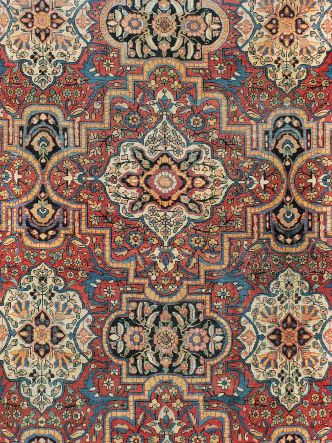 Antique Persian Lavar Kerman Carpet, No.22867 - Gss
