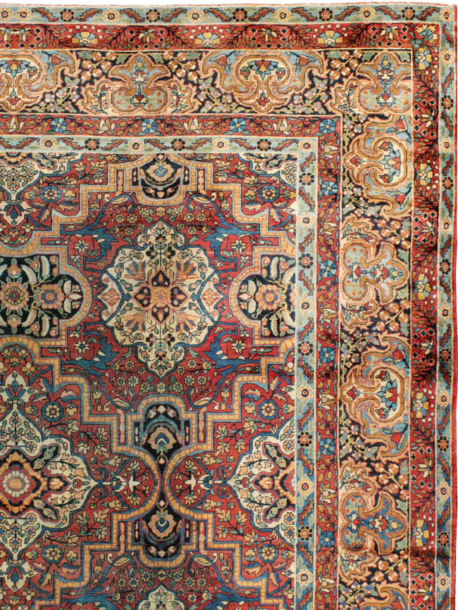 Antique Persian Lavar Kerman Carpet, No.22867 - Gss
