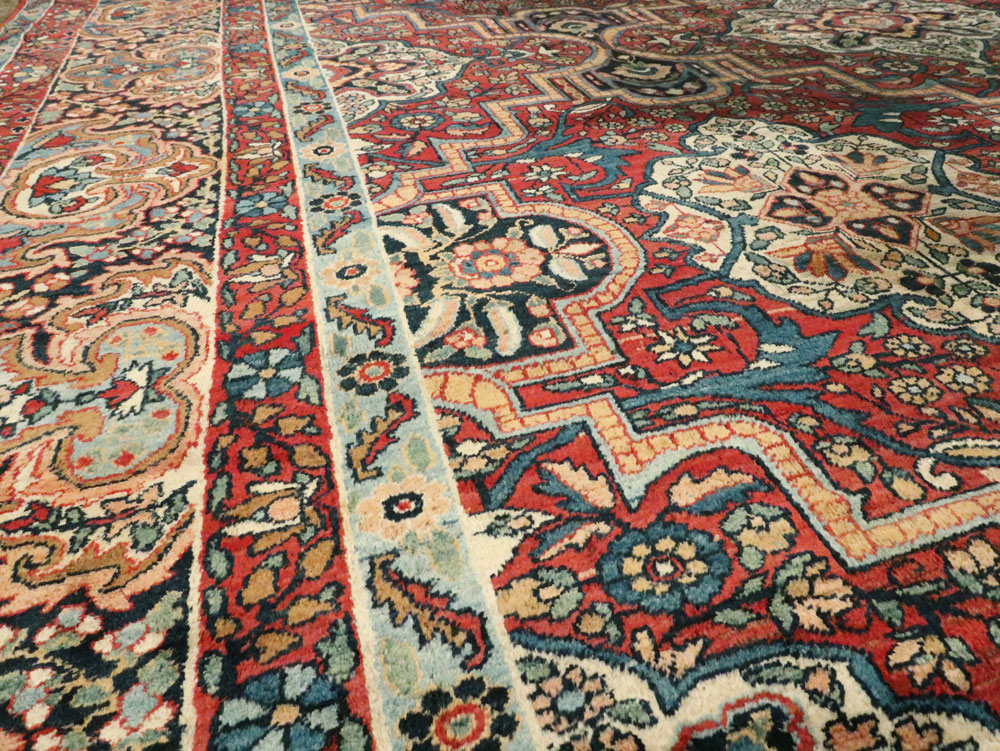 Antique Persian Lavar Kerman Carpet, No.22867 - Gss