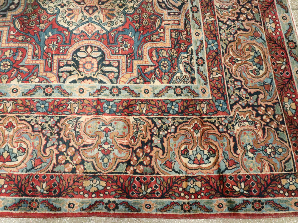 Antique Persian Lavar Kerman Carpet, No.22867 - Gss