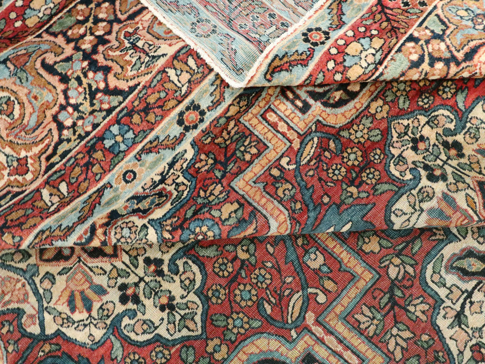 Antique Persian Lavar Kerman Carpet, No.22867 - Gss