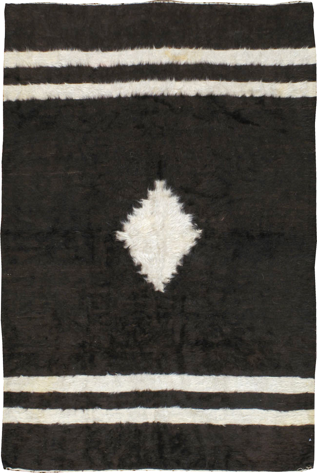 Vintage Turkish Mohair Accent Rug, No.22877 - Gss