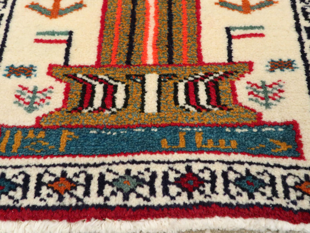Vintage Baluch Pictorial Rug, No.22884 - Gss