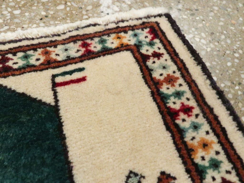 Vintage Persian Baluch Pictorial Rug, No.22886 - Gss