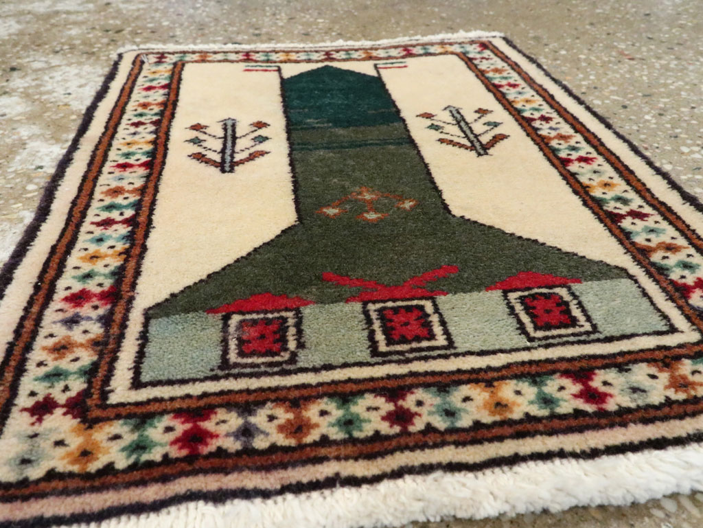 Vintage Persian Baluch Pictorial Rug, No.22886 - Gss