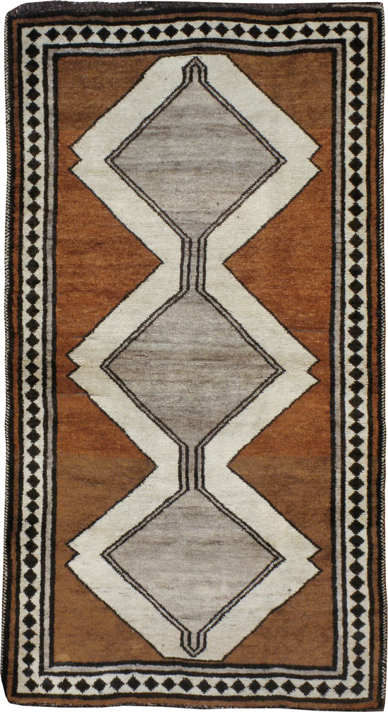 Vintage Persian Gabbeh Rug, No.22892 - Gss