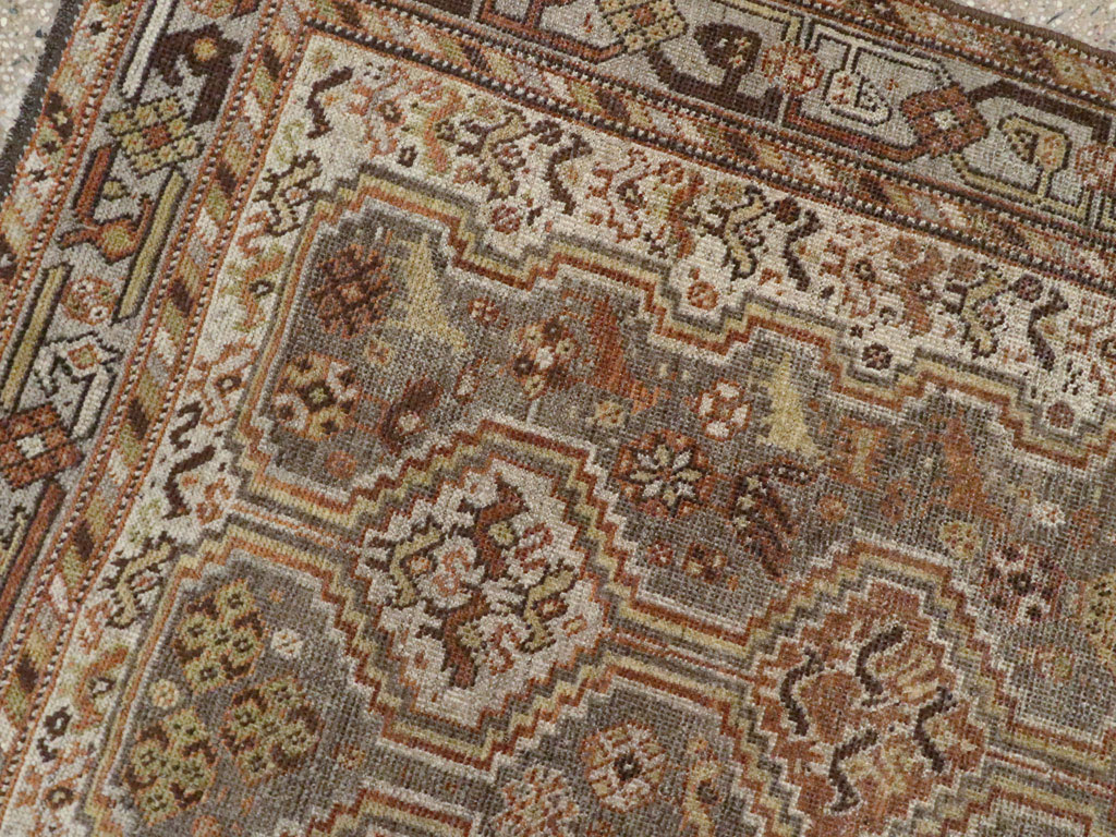Antique Persian Shiraz Square Rug, No.22898 - Gss