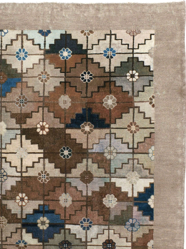 Antique Chinese Mongolian Carpet, No.22910 - Gss