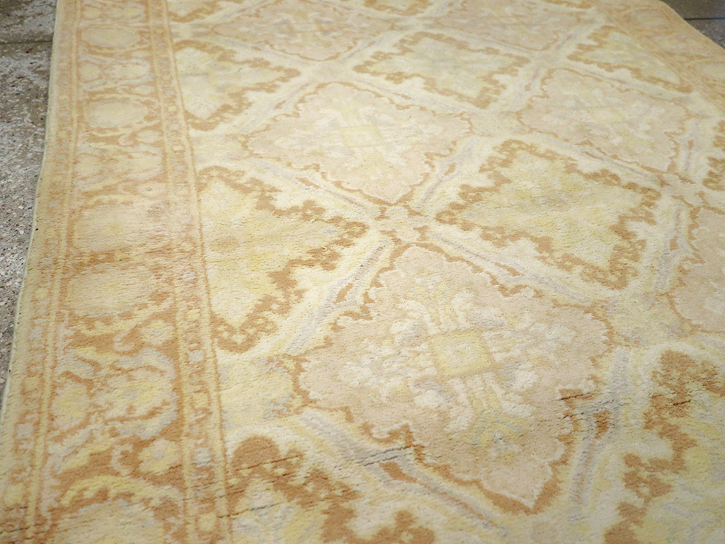 Vintage Indian Cotton Agra Rug, No.22940 - Gss