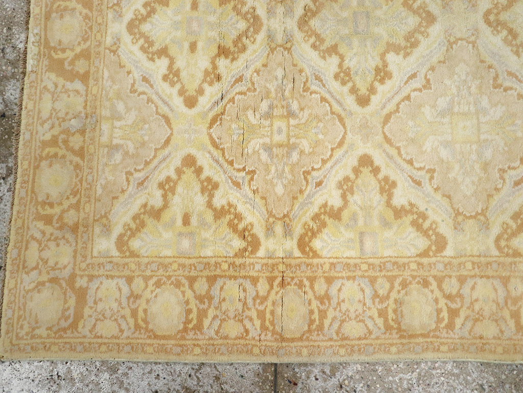 Vintage Indian Cotton Agra Rug, No.22940 - Gss