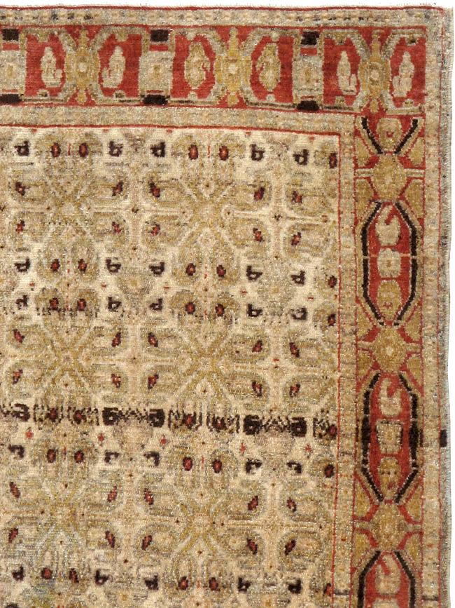 Antique Persian Senneh Malayer Rug, No.22945 - Gss