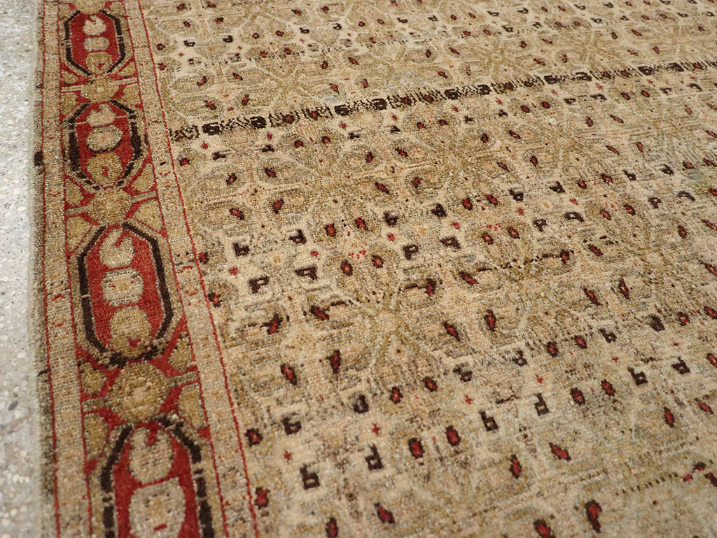 Antique Persian Senneh Malayer Rug, No.22945 - Gss
