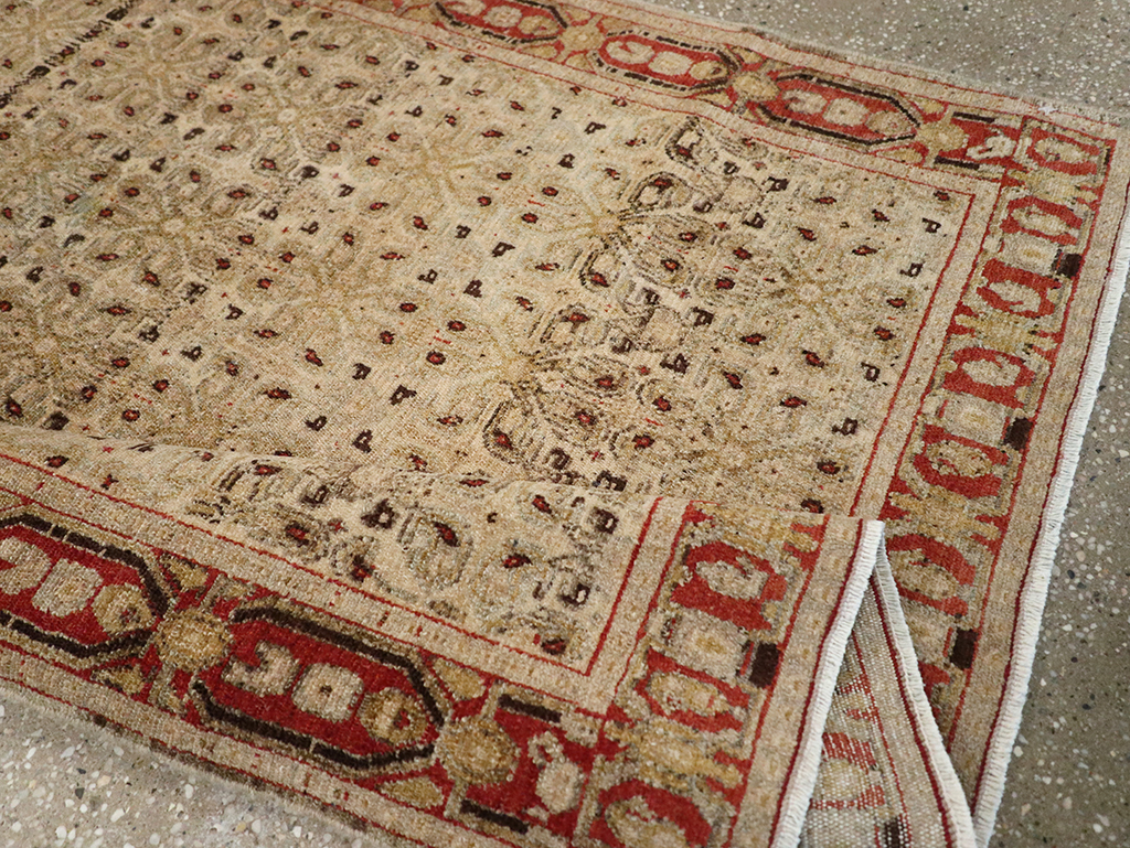 Antique Persian Senneh Malayer Rug, No.22945 - Gss