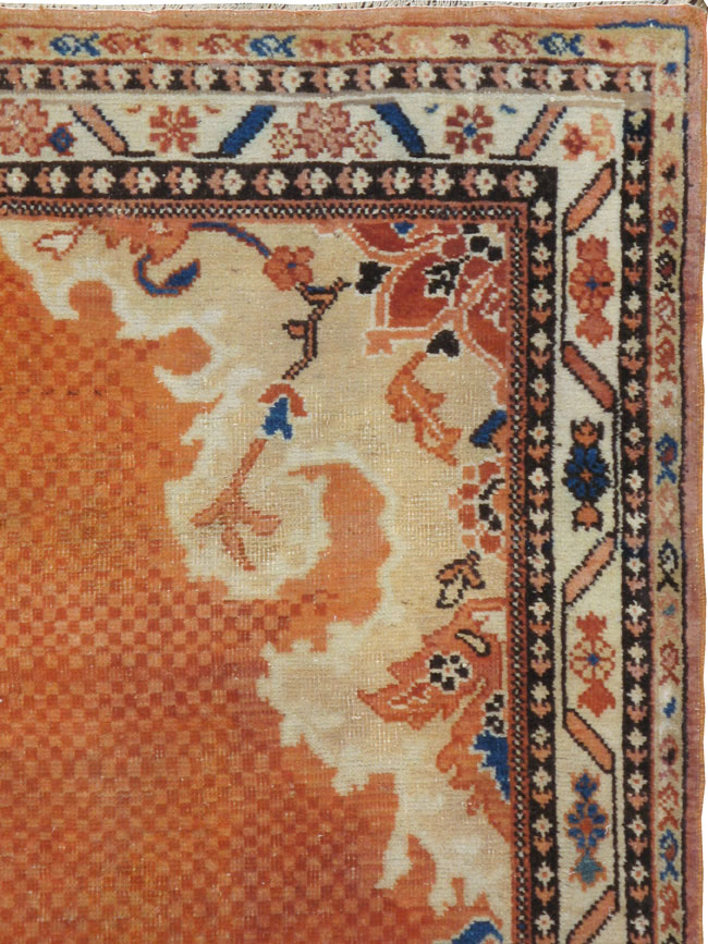 Vintage Persian Mahal Rug, No.22946 - Gss
