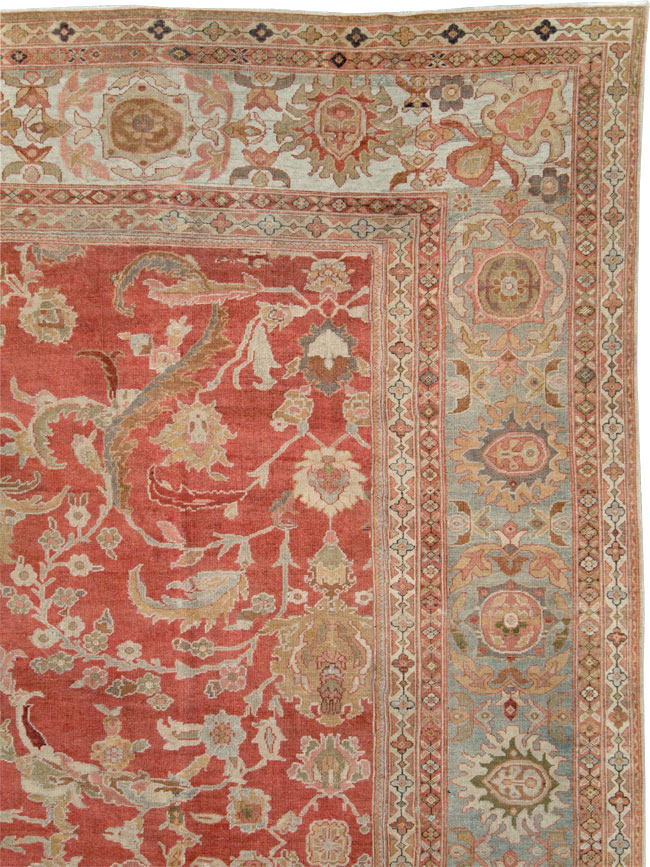 Antique Persian Sultanabad Carpet, No.22950 - Gss