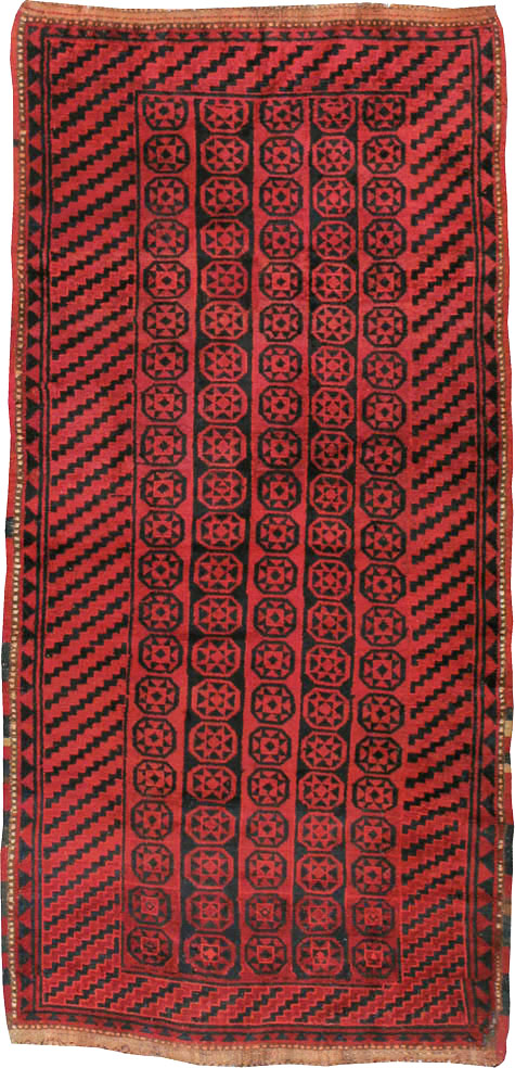 Antique East Turkestan Kirghiz Carpet, No.22958 - Gss