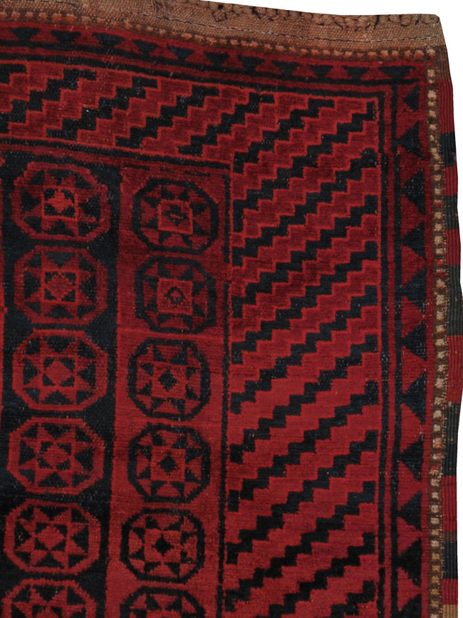 Antique East Turkestan Kirghiz Carpet, No.22958 - Gss