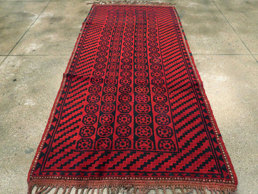 Antique East Turkestan Kirghiz Carpet, No.22958 - Gss