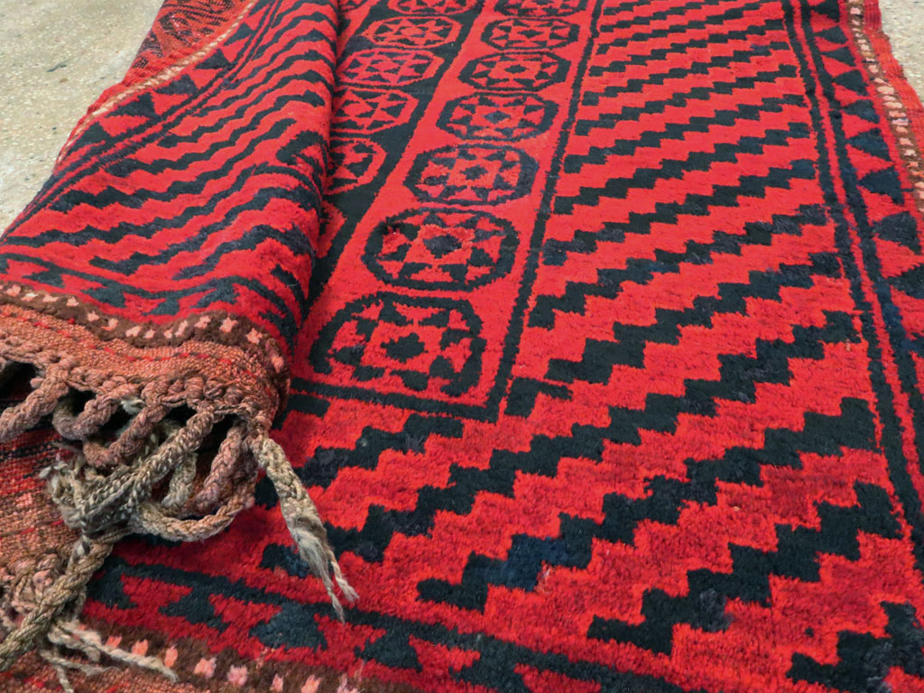 Antique East Turkestan Kirghiz Carpet, No.22958 - Gss