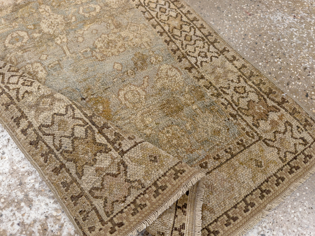 Antique Persian Bibikabad Throw Rug, No.22969 - Gss