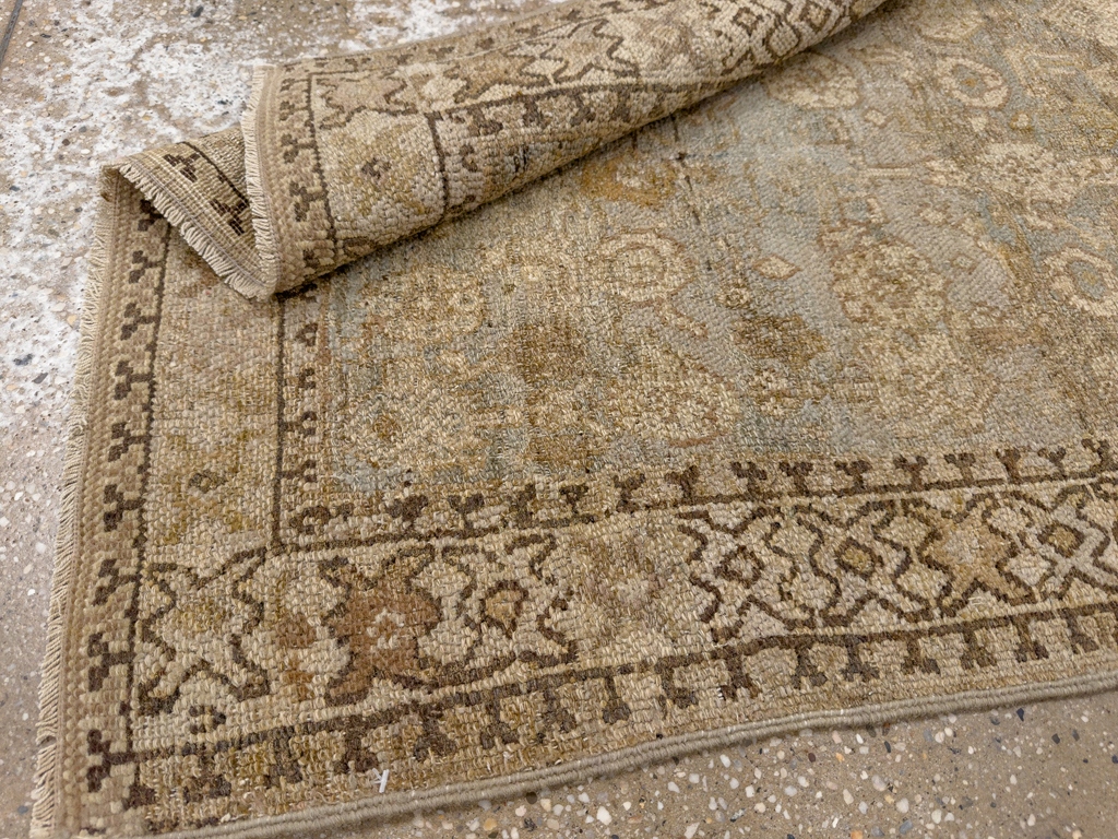Antique Persian Bibikabad Throw Rug, No.22969 - Gss