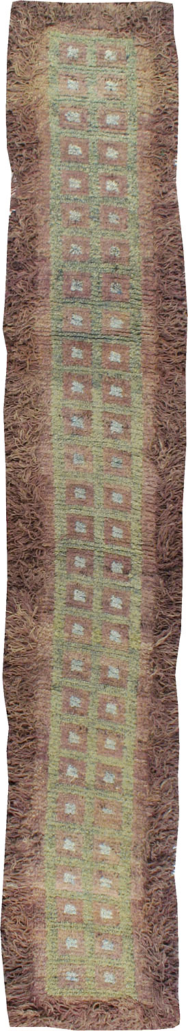 Antique Tibetan Wangden Runner, No.23009 - Gss