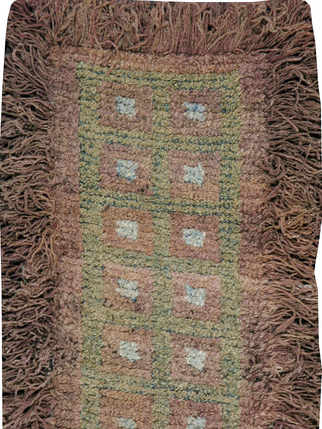 Antique Tibetan Wangden Runner, No.23009 - Gss