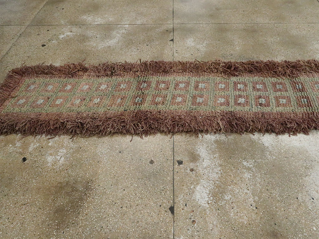 Antique Tibetan Wangden Runner, No.23009 - Gss