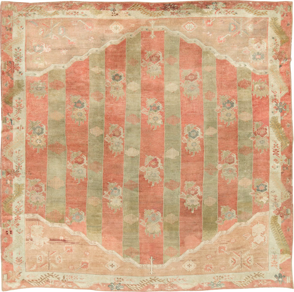 Vintage Turkish Oushak Large Room Size Carpet, No.23011 - Gss