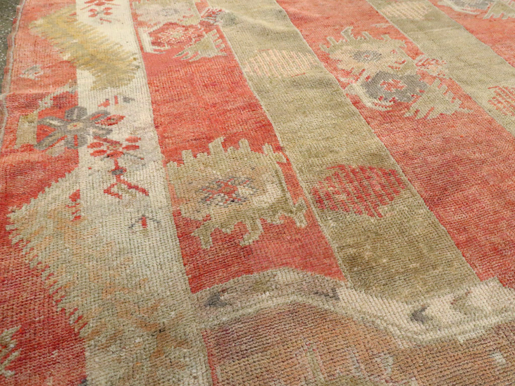 Vintage Turkish Oushak Large Room Size Carpet, No.23011 - Gss