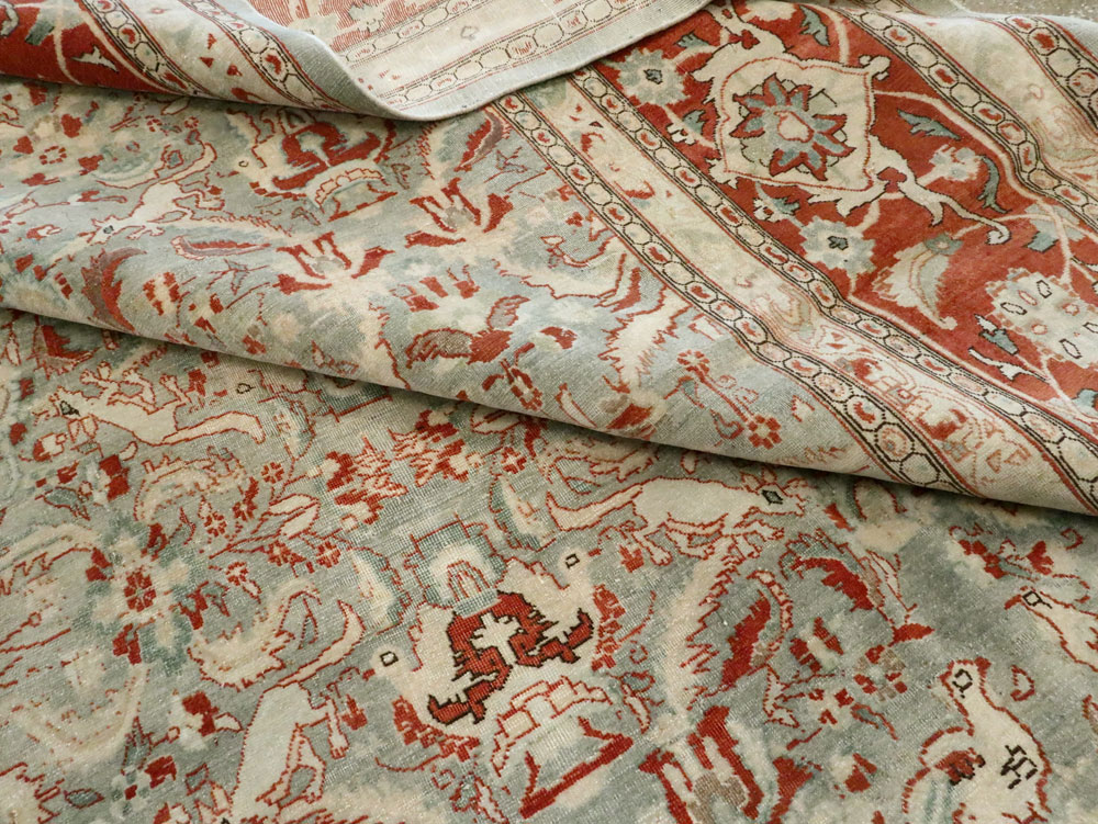 Antique Persian Tabriz Carpet, No.23014 - Gss