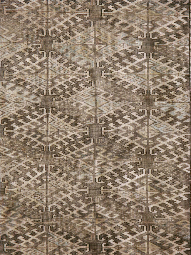 Antique Persian Turkoman Rug, No.23019 - Gss