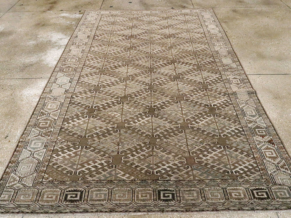 Antique Persian Turkoman Rug, No.23019 - Gss