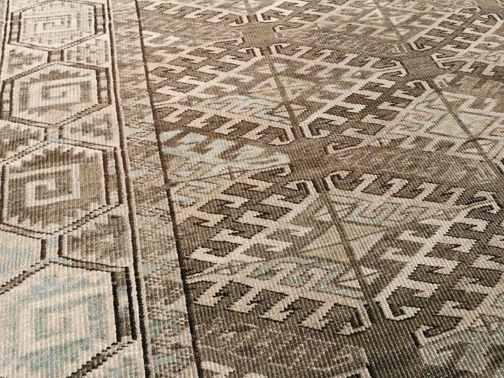 Antique Persian Turkoman Rug, No.23019 - Gss