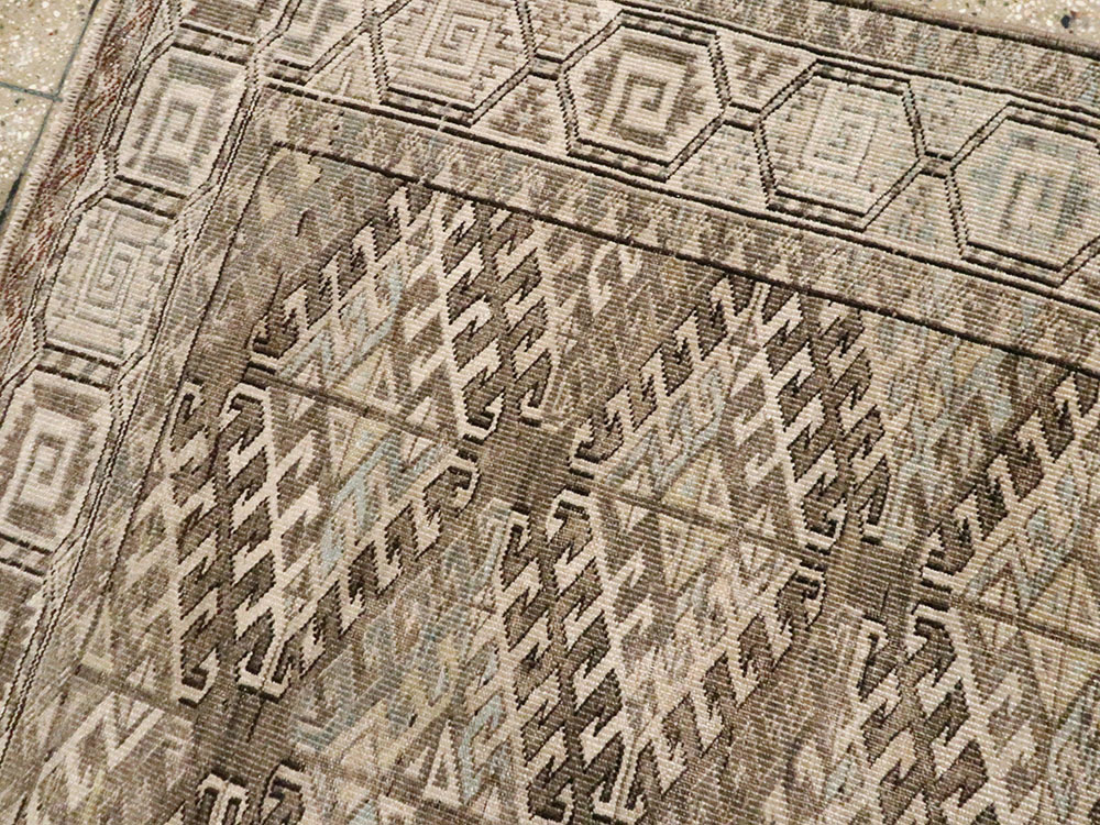 Antique Persian Turkoman Rug, No.23019 - Gss