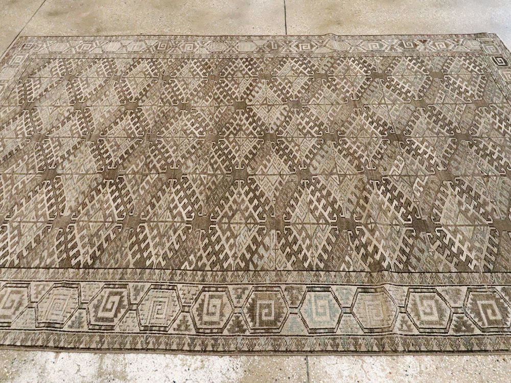 Antique Persian Turkoman Rug, No.23019 - Gss