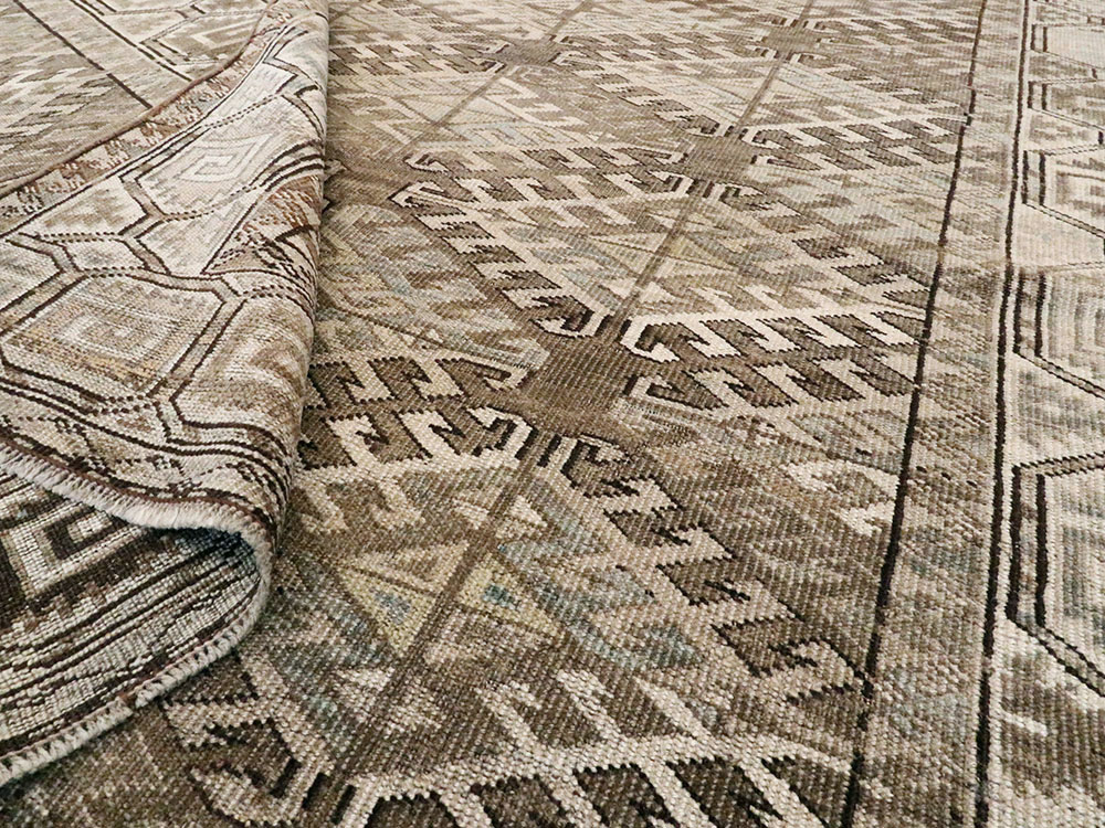 Antique Persian Turkoman Rug, No.23019 - Gss