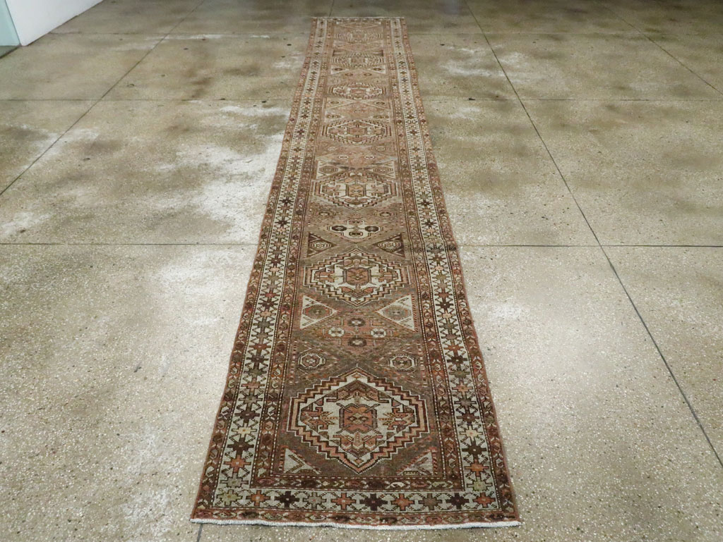 Vintage Persian Malayer Runner, No.23037 - Gss