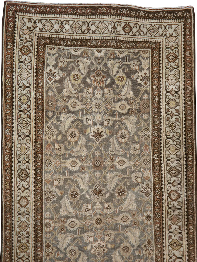 Antique Persian Bidjar Runner, No.23038 - Gss