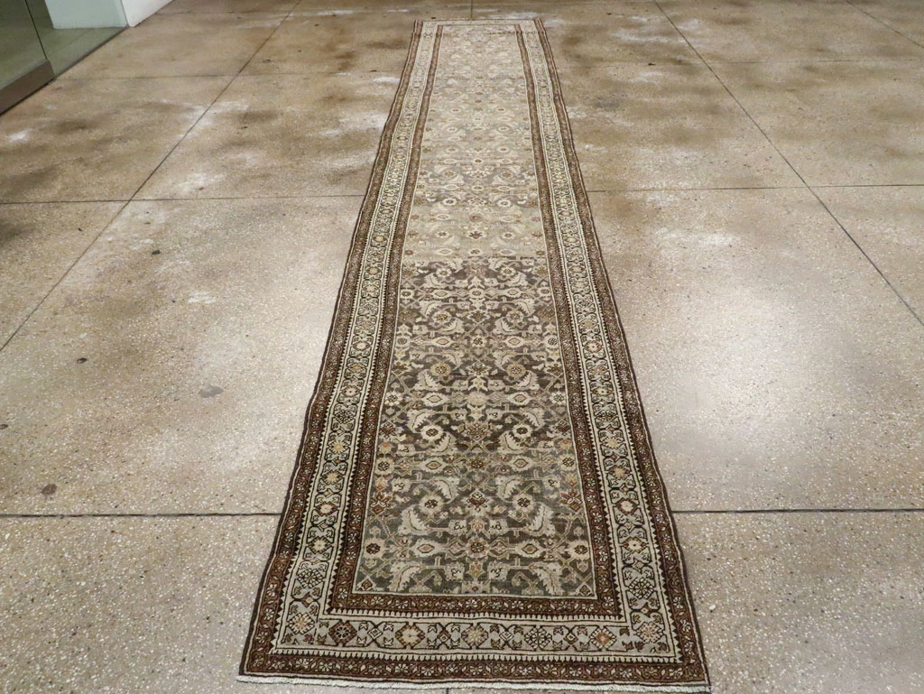 Antique Persian Bidjar Runner, No.23038 - Gss